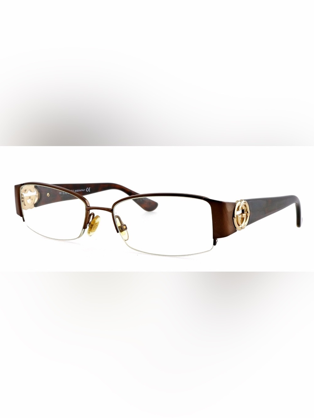 Gucci GG 2844 Eyeglasses Brown & Gold